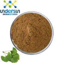 GMP Standard  Herbal medicine ginkgo biloba leaf capsule Extract powder P.E. 24/6